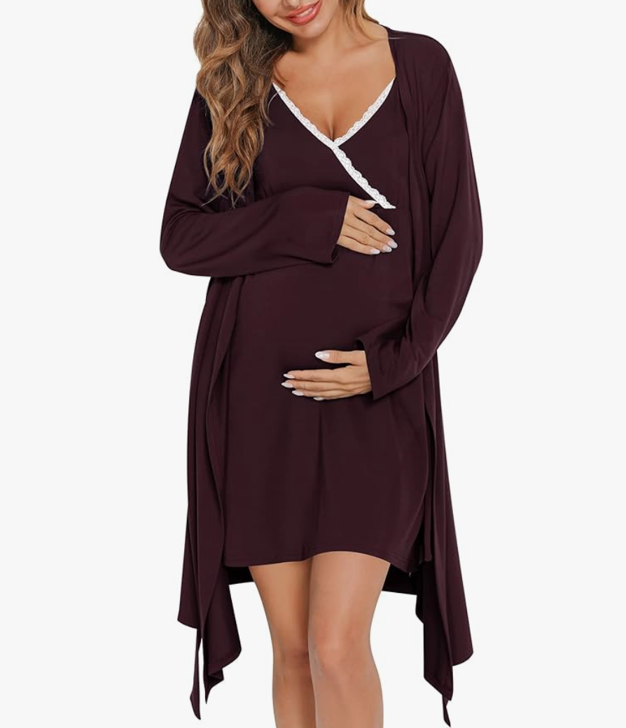 Maternity & Nursing Sleepwear: Pyjamas, Nighties, Robes & More – ANGEL  MATERNITY